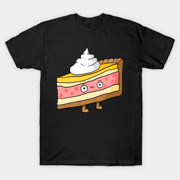 a cute kawaii birthday cat. T-Shirt by JJadx